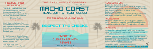 Macho Coast Men's Butt and Thigh Scrub